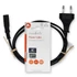 Nedis CEGL11040BK10 tápkábel IEC-320-C7, 2 x 0.75 mm, hossz 1m