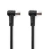 Nedis CSGL40120BK15 koax RF kábel, koax férfi (dugó), koax női (aljzat) 120 dB, 75 Ohm, Négyszeresen árnyékolt ,  1,5m