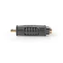 Nedis CVGB34906BK mini HDMI dugó - HDMI aljzat átalakító adapter