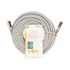 Nedis CCGL85220GY100 UTP / FTP Cat6 patch kábel, RJ45 aranyozott érintkezők, 10/100/1000 Mbit/s, hossz 10m