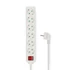 Nedis ESOC650F2WT 6 aljzatos kapcsolós (6-os) elosztó, 5 m, 3680 W, 16 A