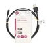 Nedis CCGL60501BK10 USB micro B (micro USB)kábel, USB 2.0  USB-A dugó  USB Micro-B dugó  7,5 W 480 Mbps. 1m