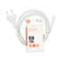 Nedis CEGL11040WT20 tápkábel IEC-320-C7, 2 x 0.75 mm, hossz 2m, fehér