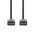 Nedis CVGL34060BK15 ultra HD HDMI kábel, HDMI dugó - dugó, 4K@60Hz, ARC, 18 Gbps, aranyozott csatlakozók, hossz 1.5m