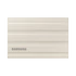 SAMSUNG Hordozható SSD T7 Shield, USB 3.2 Gen.2 (10Gbps), 2TB, Bézs