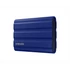 SAMSUNG Hordozható SSD T7 Shield, USB 3.2 Gen.2 (10Gbps), 2TB, Kék