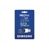 SAMSUNG Memóriakártya, PRO Plus + Reader microSDXC 512GB, CLASS 10, UHS-I, U3, V30, A2, R180/W130