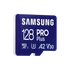 SAMSUNG Memóriakártya, PRO Plus microSDXC kártya 128GB, CLASS 10, UHS-I, U3, V30, A2, + Adapter, R180/W130