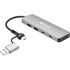 SANDBERG Hub és elosztó, USB-C/A to 2xUSB-A+2xUSB-C Hub