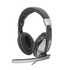 SBOX Fejhallgató, HEADSET + MICROPHONE, Black/Silver