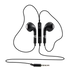 SBOX Füllhallgató, EARPHONES + MICROPHONE, Black