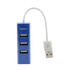 SBOX USB HUB, Kék, 4xUSB 2.0