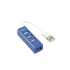SBOX USB HUB, Kék, 4xUSB 2.0