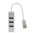 SBOX USB HUB, Fehér, 4xUSB 2.0