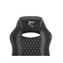 WHITE SHARK NYX-B NYX gamer szék, fekete, puha nyak, fej és hát párnák, lélegzó felület, 120 kg - ig