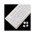 WHITE SHARK  TACHI-W/US WS GK-003241W-US vezetékes membrán gamer billentyűzet, 104 gomb fehér (angol)