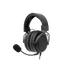 WHITE SHARK GORILLA-B/G, GH-2341-B/G gamer fejhallgató, fekete/ezüst, (3.5 Jack)
